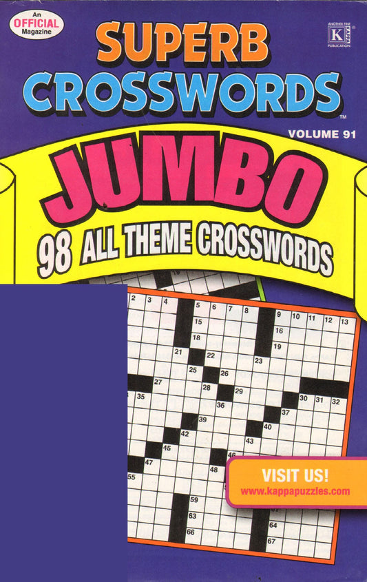 Superb Crosswords Jumbo | Total Magazines