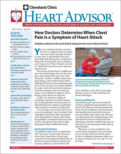 Heart Advisor Newsletter