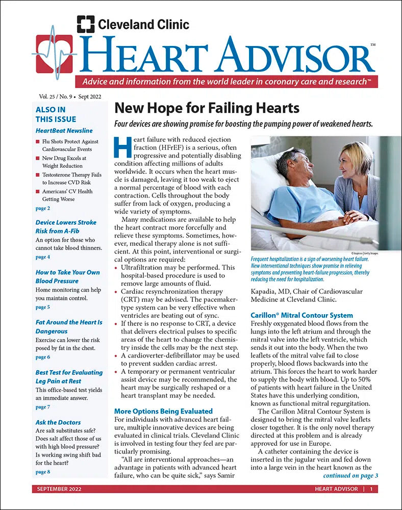 Heart Advisor Newsletter