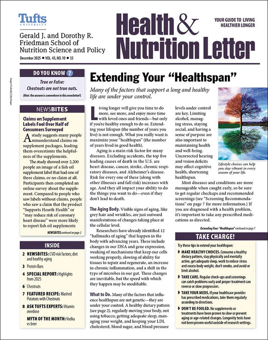 Tufts University Health and Nutrition Letter