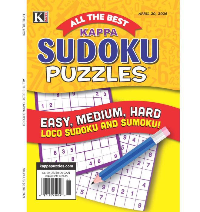 All the Best Kappa Sudoku Puzzles