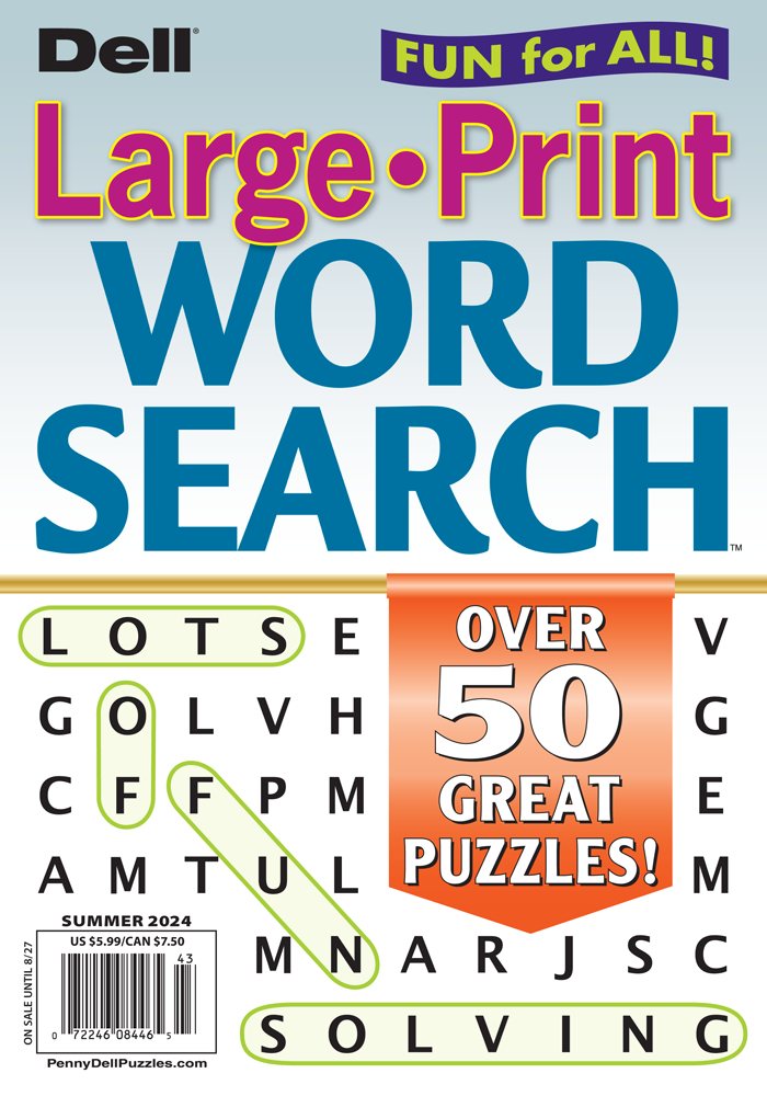 Dell Jumbo Large-Print Word Search