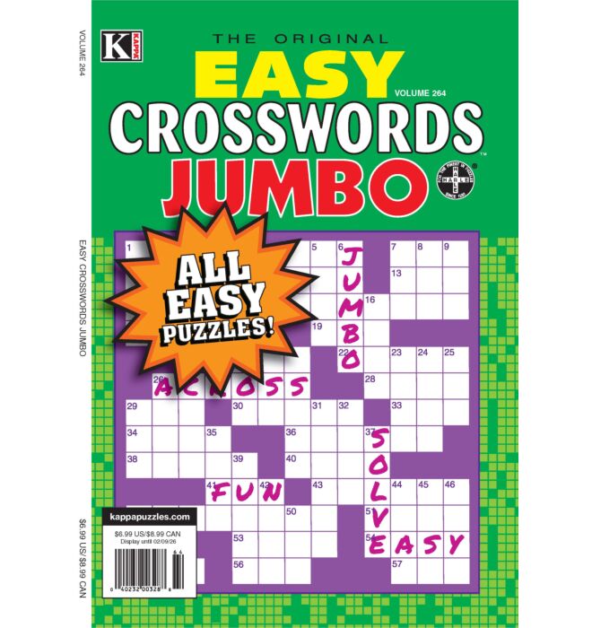 Easy Crosswords Jumbo