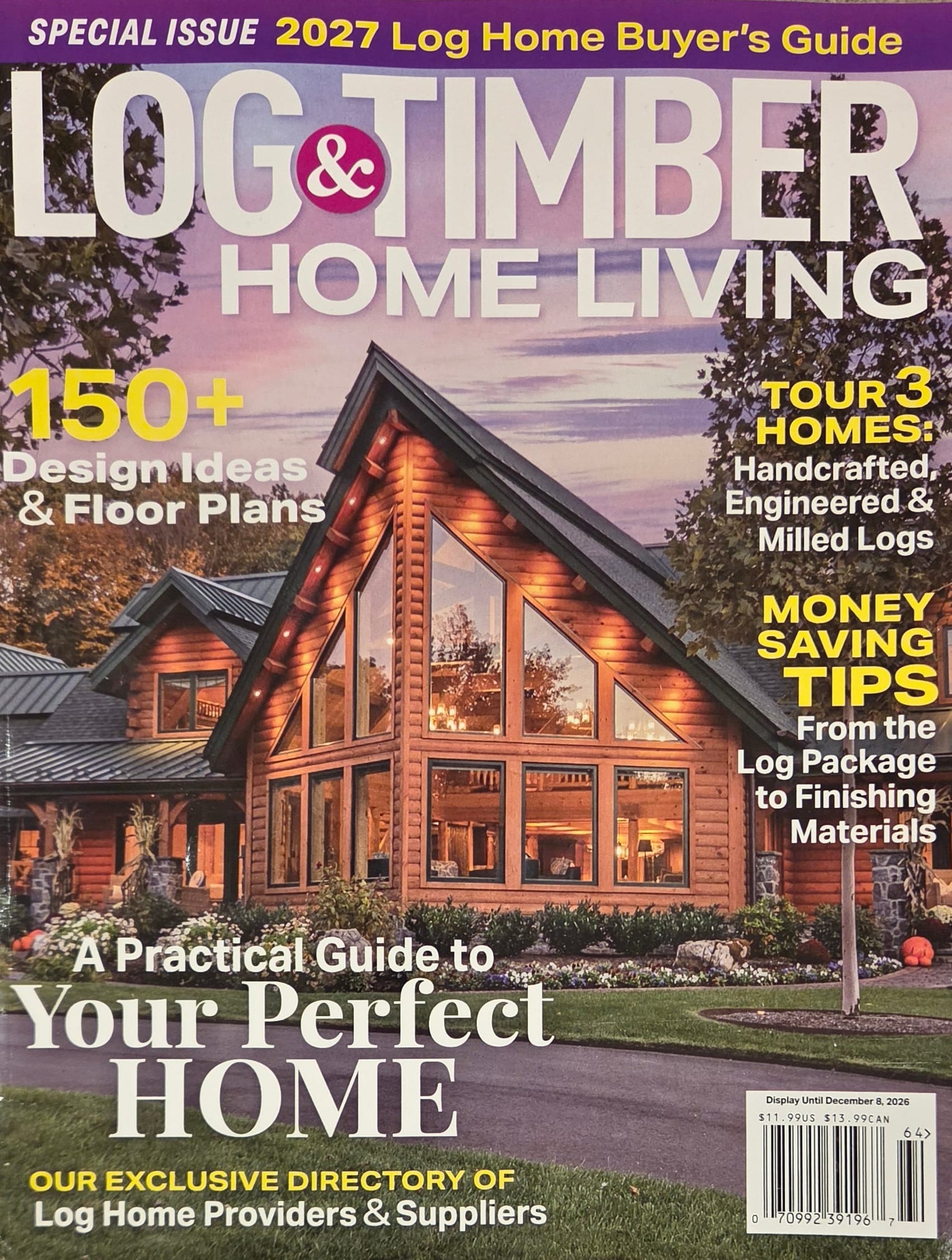 Log and Timber Home Living September 2026 Single Issue