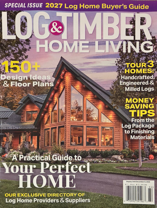 Log and Timber Home Living September 2026 Single Issue