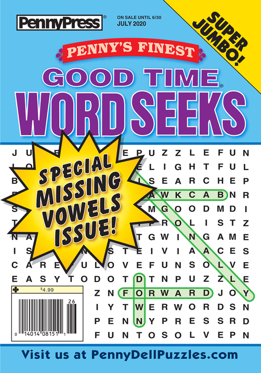 Penny's Finest Good Time Word Seeks