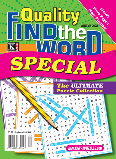 Quality Find The Word Special