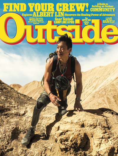 Outside