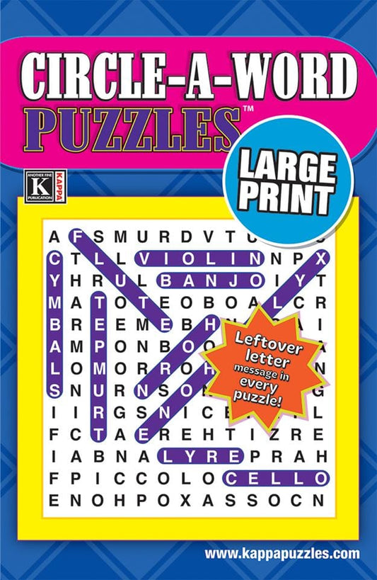 Circle A Word Large Print | Total Magazines