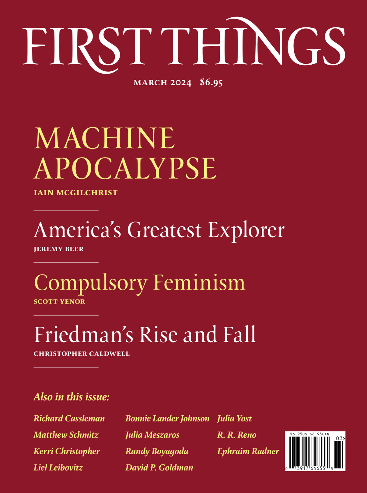 First Things Magazine Subscription – Total Magazines