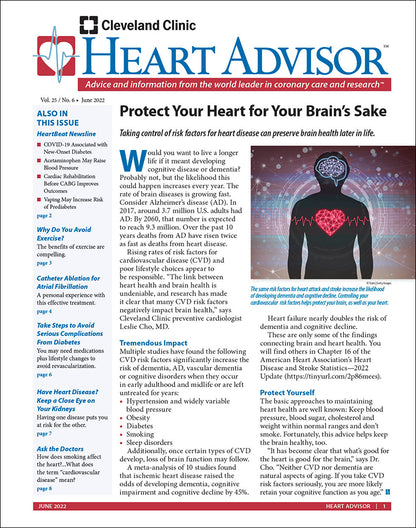 Heart Advisor Newsletter