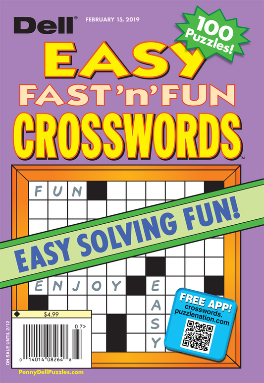 Dell's Easy Fast 'N' Fun Crosswords