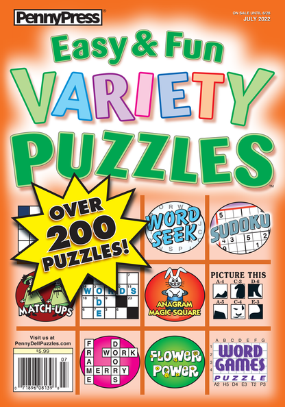 Easy & Fun Variety Puzzles